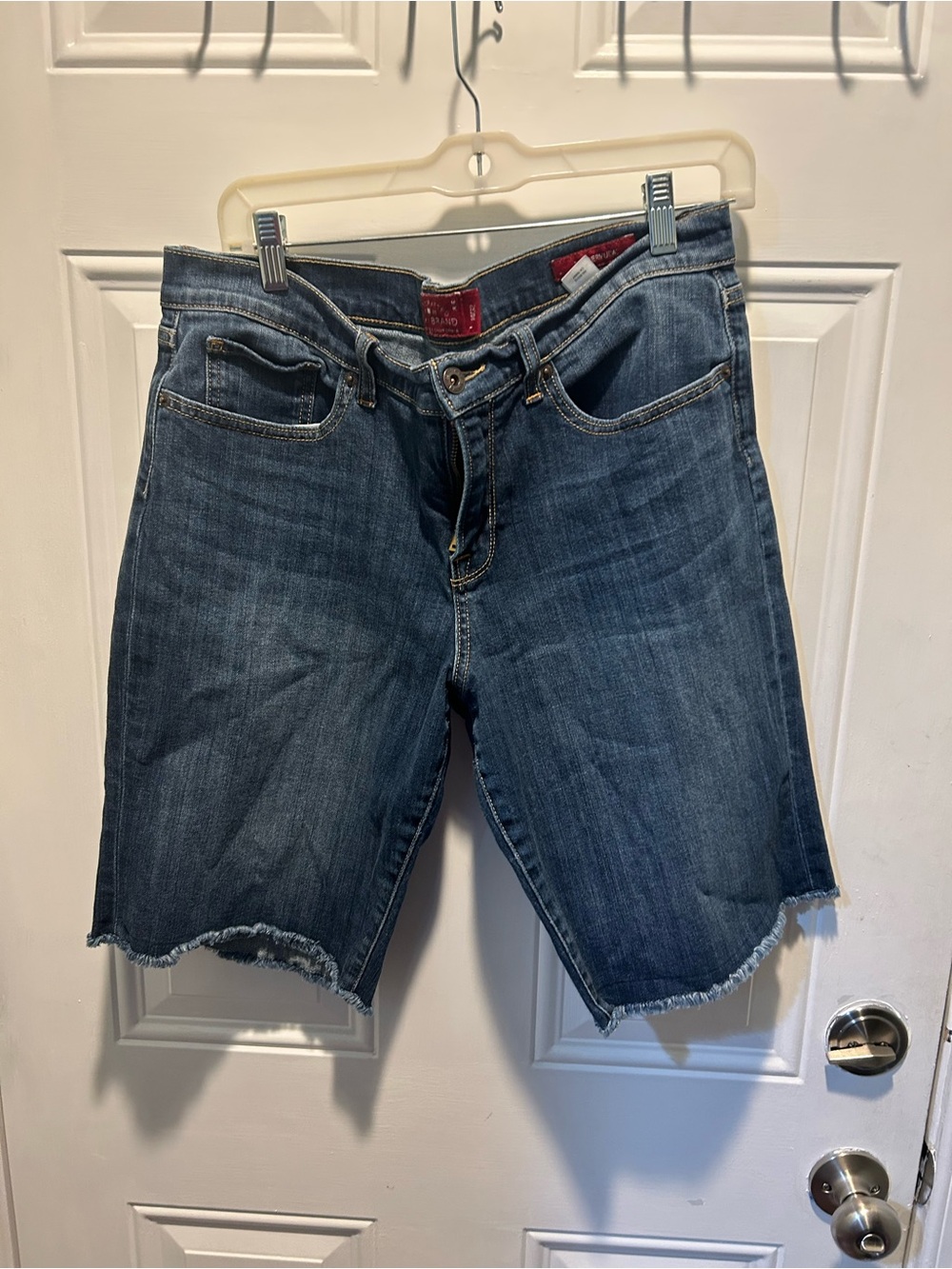 Lucky Brand Women’s Blue Denim Cutoff Bermuda Shorts